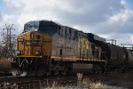 Eastbound manifest sits waiting for a new crew